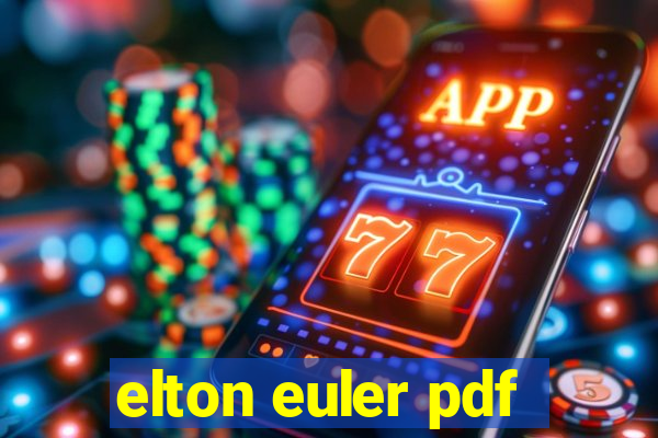 elton euler pdf